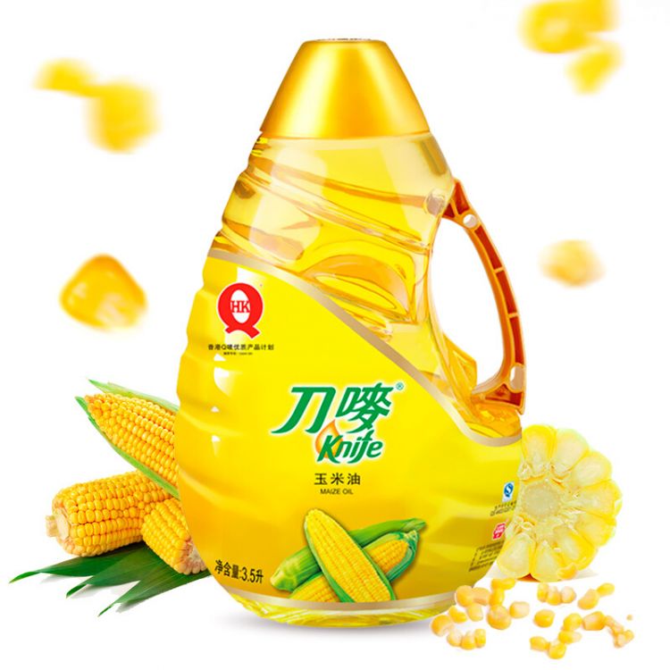 刀唛 Knife 食用油 压榨一级 玉米油3.5L